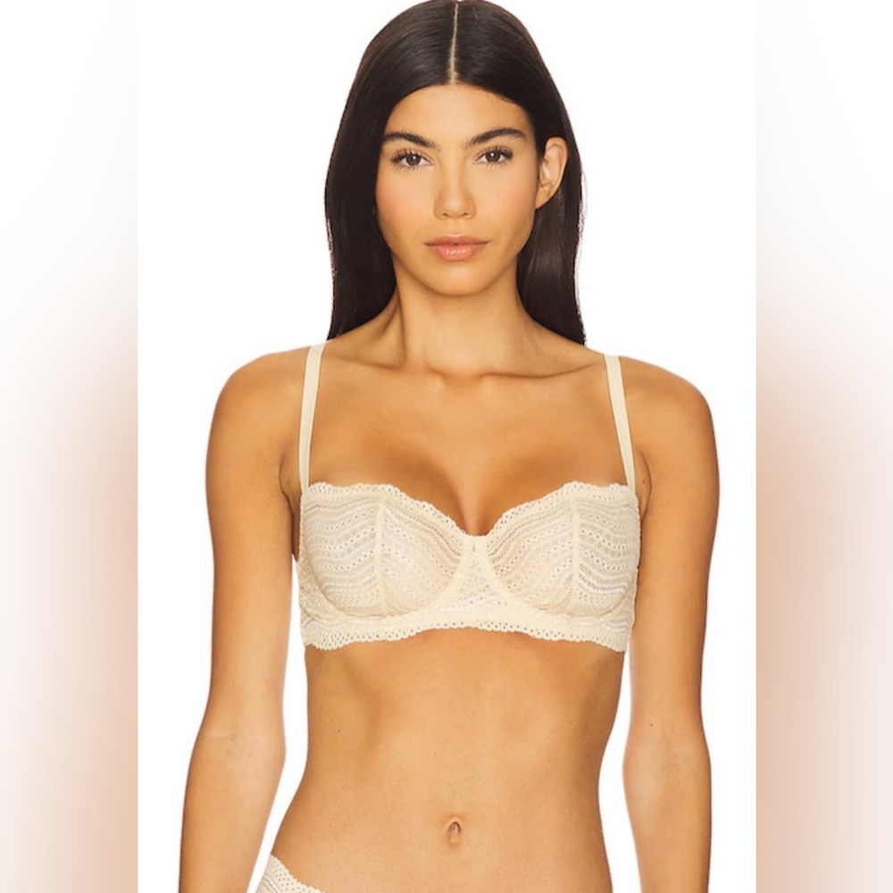 Cosabella Dolce Balconette Bra in Blush